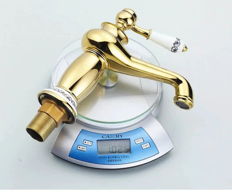 Simples Market bathroom faucet, antique bronze solid brass basin tap with single handle