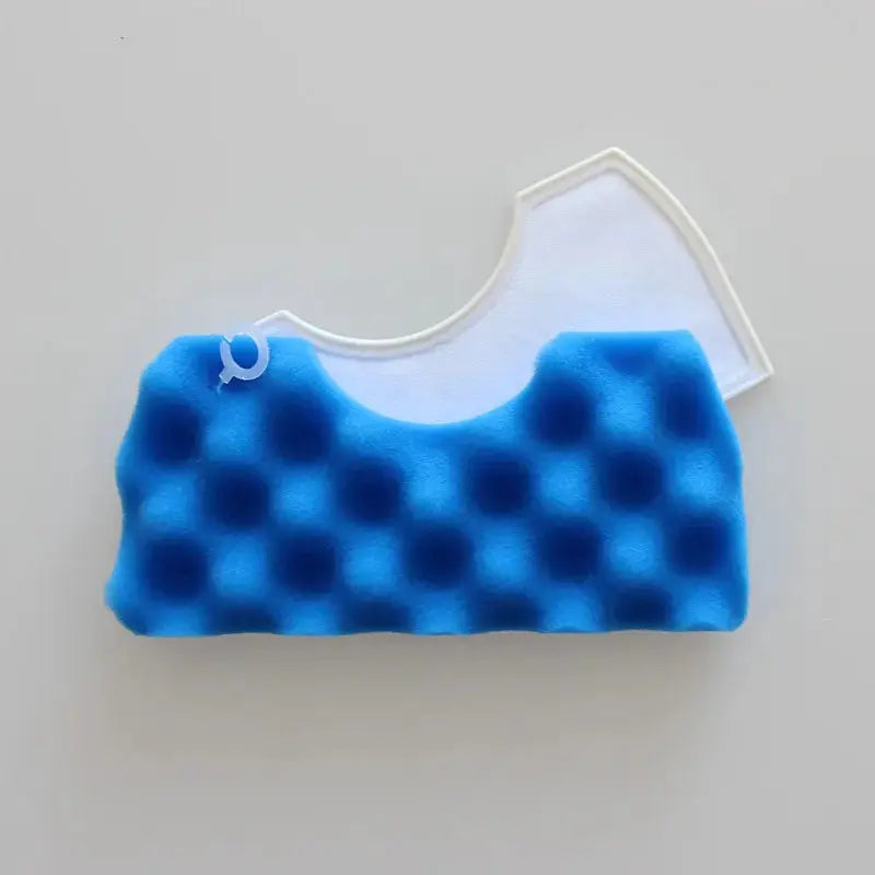 Blue sponge filter for Samsung vacuum cleaners with white backing