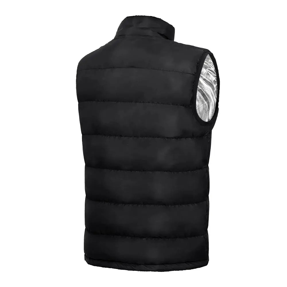 9 Zone Heated Vest Graphene Heating Jacket Unisex USB Powered Coat For Camping Outdoor Sportswear