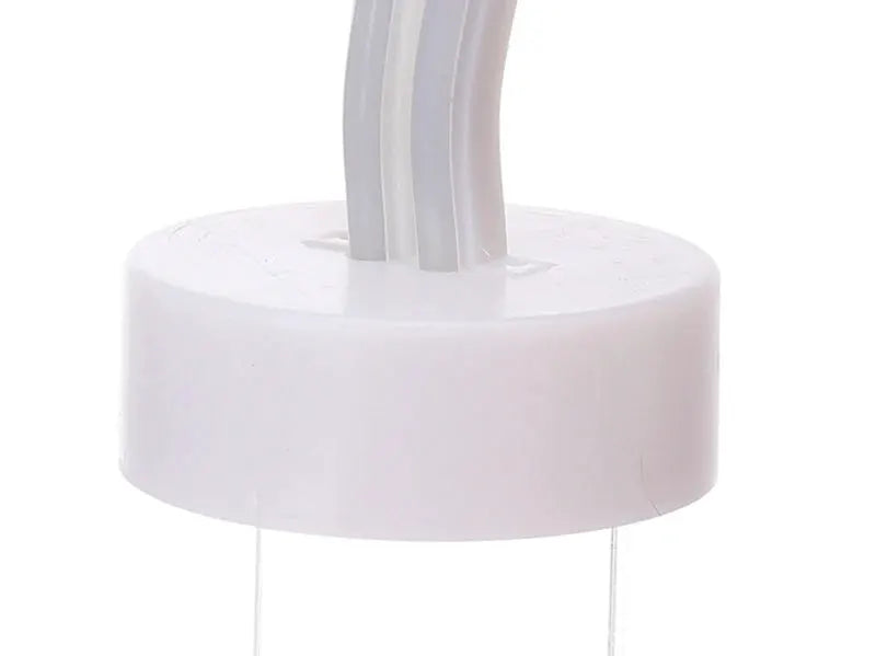 Simples Market USB LED neon sign lamp base, white plastic with light tubes