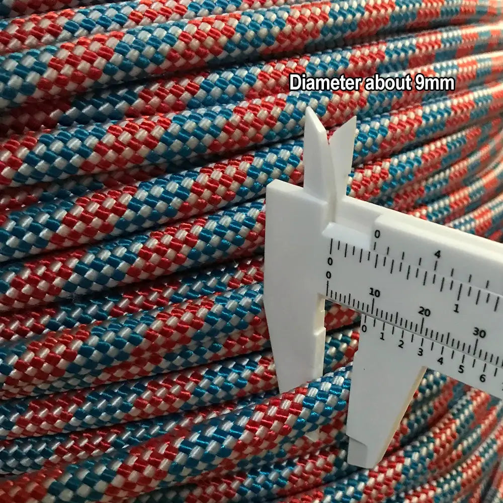 Desert And Fox Climbing Rope Outdoor Emergency Rope 9mm Diameter 10m 20m 30m 50m Wear Resistant High Strength Hiking