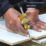 2 In 1 Glass And Ceramic Tile Cutter With Knife Wheel And Diamond Roller Cutter For Opening And Breaking Tiles