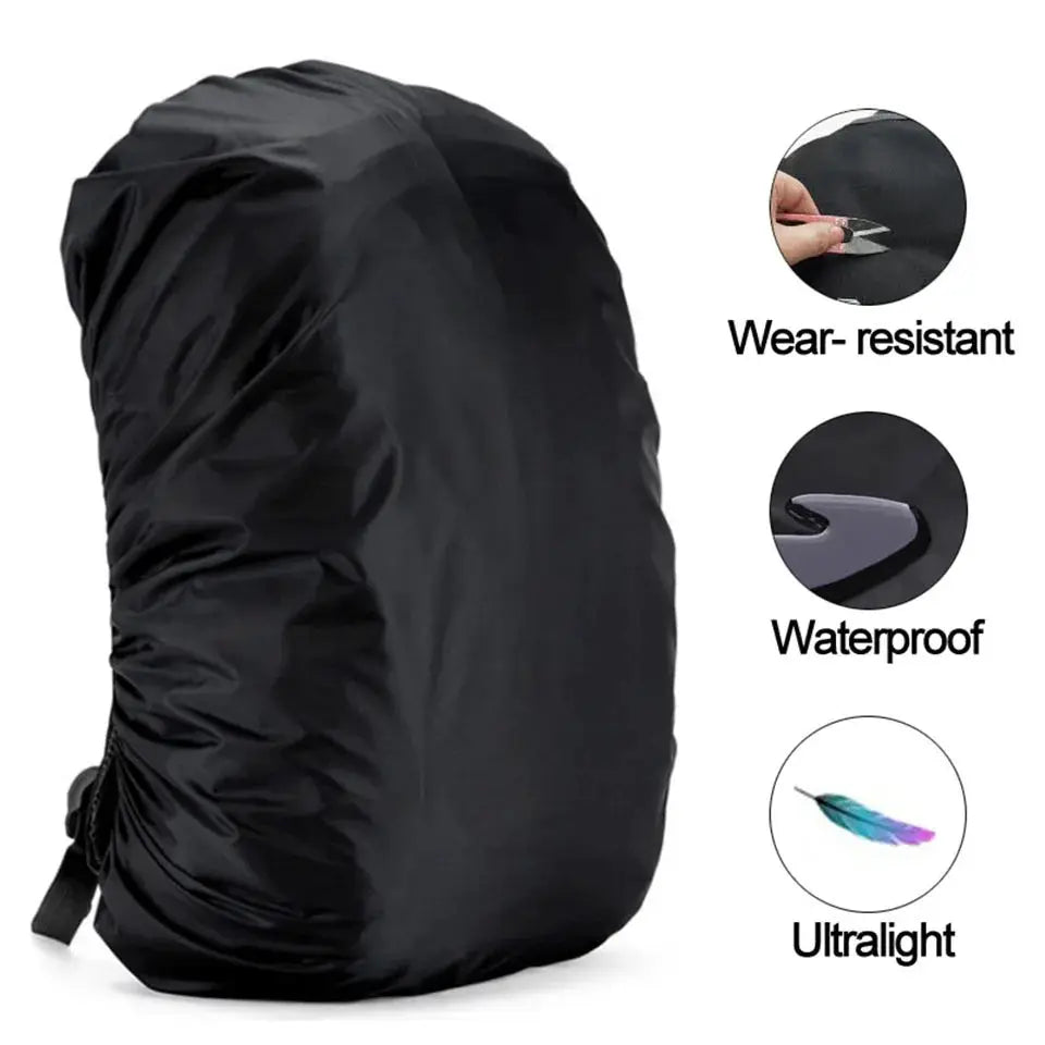 Practical Backpack Rain Shield Waterproof Dustproof Sun - protected Bag Shield Outdoor Camping Hiking Backpack Protective Cover - Simples Market