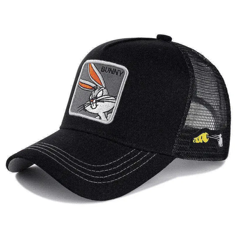 Unisex Anime Cartoon Patch Baseball Cap High Quality Trucker Hat Men Women Sun Shield