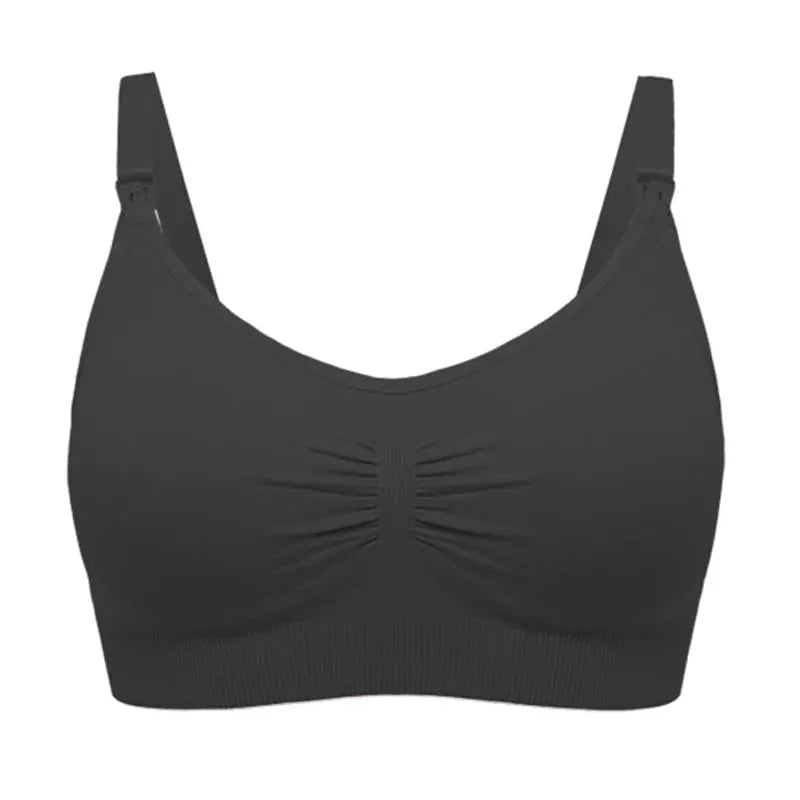 Beauforme Plus Size Nursing Bra Breathable Seamless Maternity Underwear For Breastfeeding Push Up