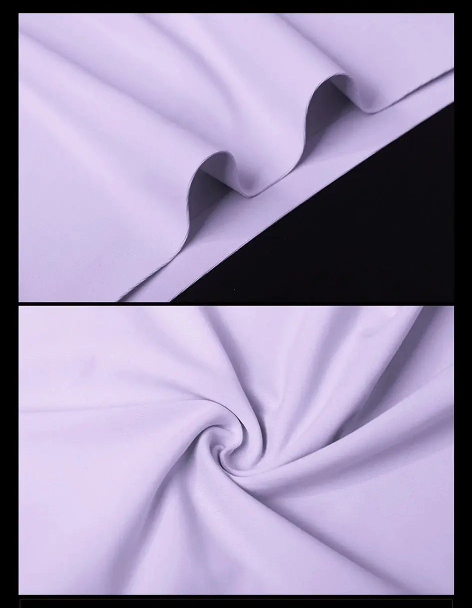 AOTOLK 3Pcs XXL seamless women's mid-waist panties in lavender ice-silk fabric