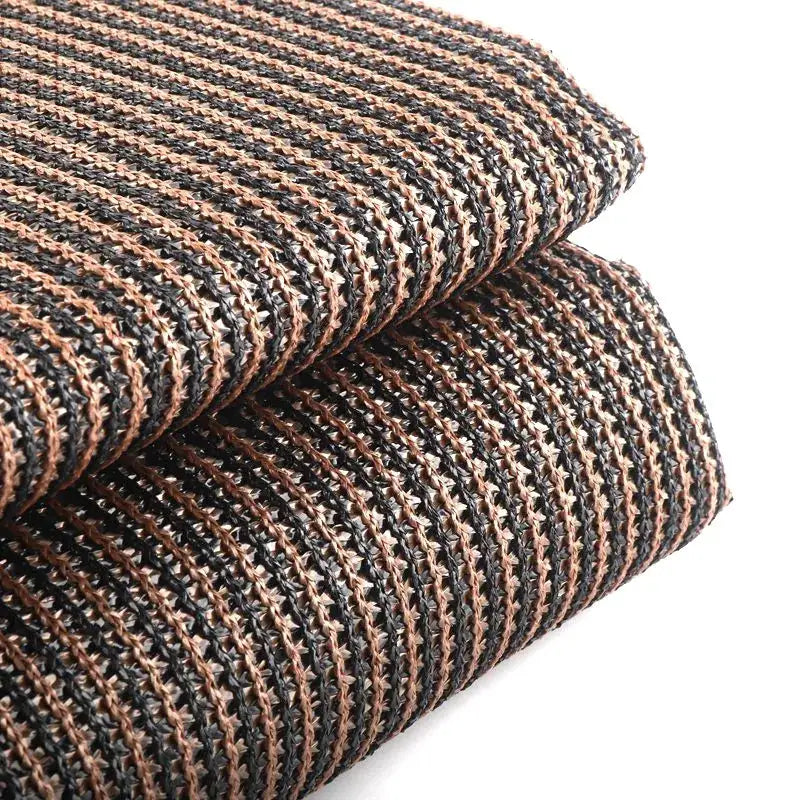 Tewango sun shade net roll, 95% anti-UV HDPE, brown and black woven canopy for garden privacy