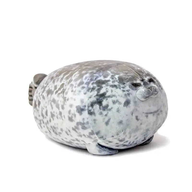 Angry Blob Seal Pillow 3D Novelty Sea Lion Plush Toy Throw Pillow Gift For Kids Girls