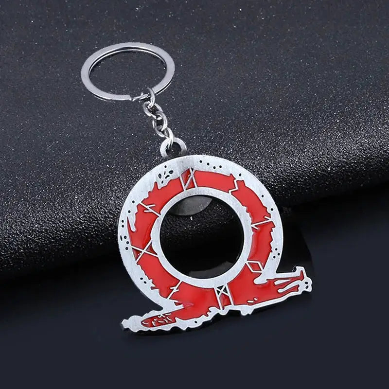 God Of War Kratos Sword Keychain Pendant Zinc Alloy Antique Silver Finish For Keys Backpacks And Bags