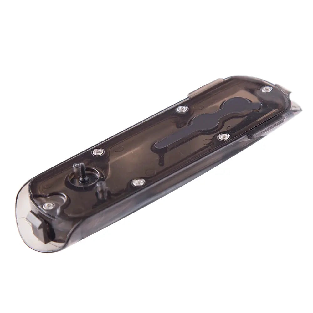 Steam hair straightener by Simples Market with brown translucent housing