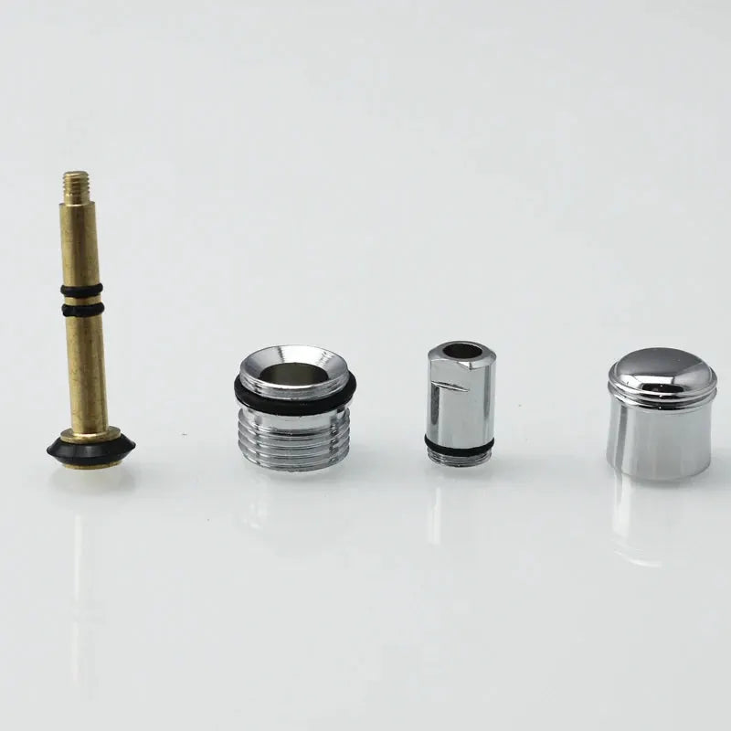 Simples Market shower faucet water separator parts set with brass pull rod and chrome fittings (4-piece)