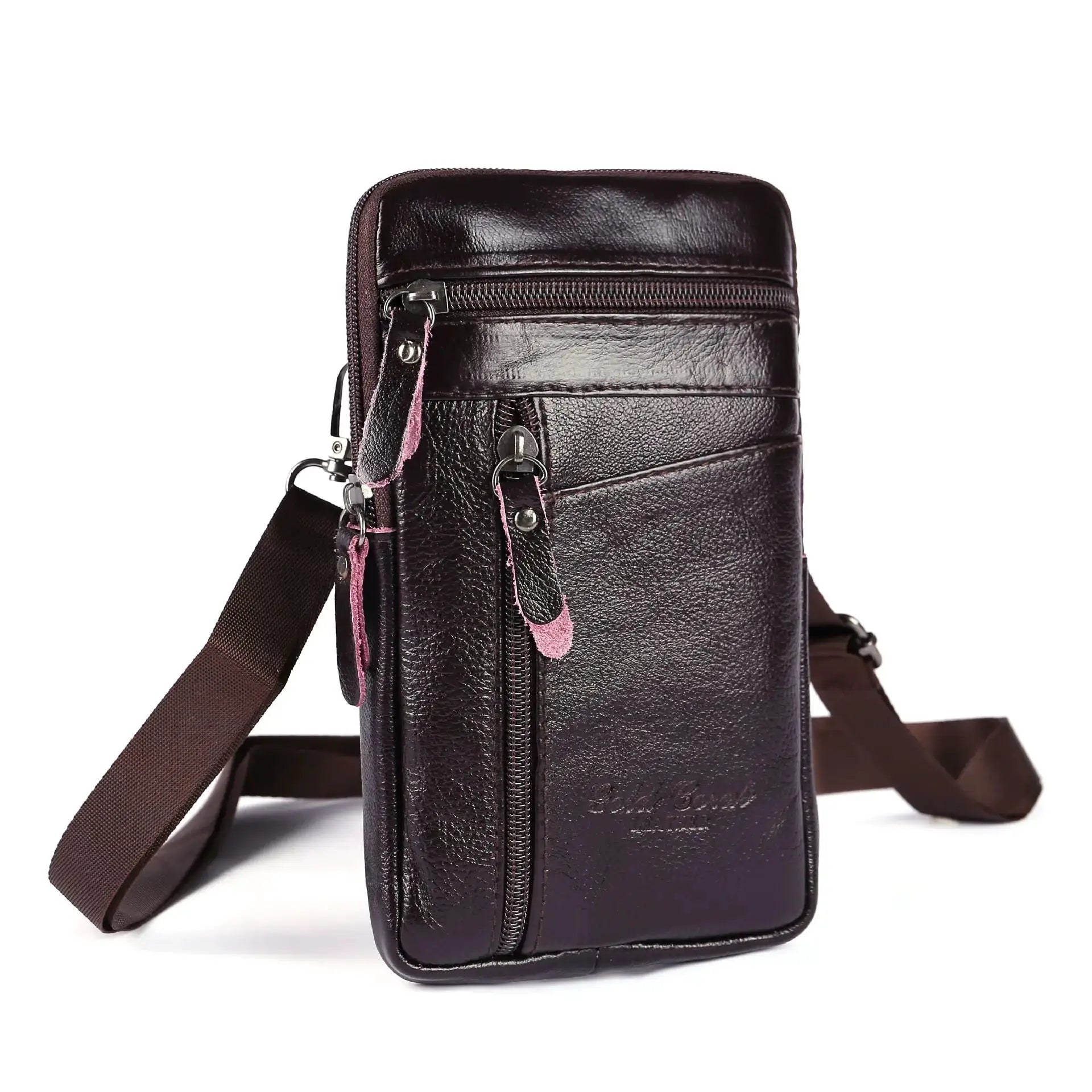 Vintage Leather Multifunction Phone Pouch and Waist Pack - Simples Market