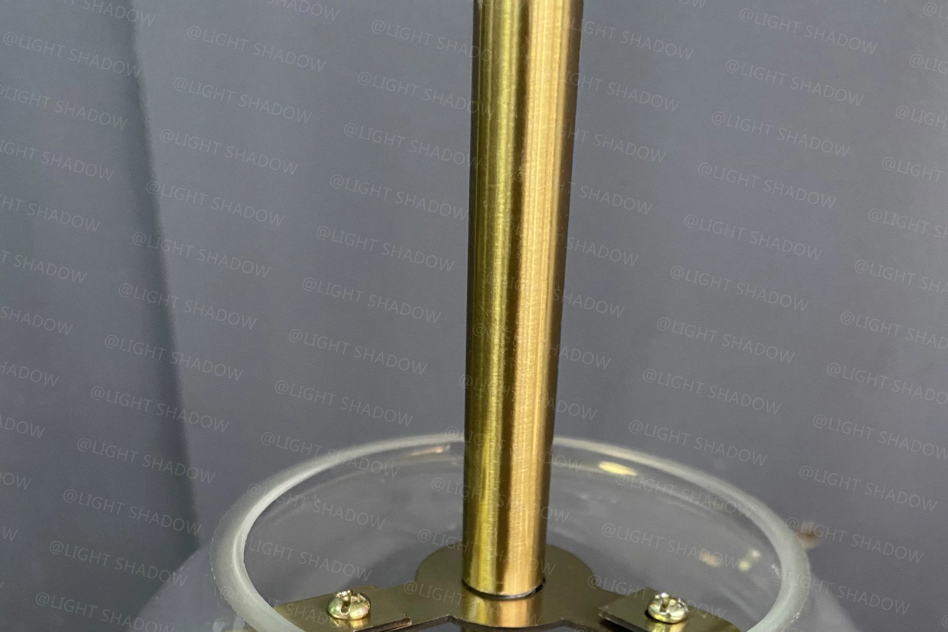 Modern brass glass wall light sconce with LED by Simples Market for bedroom or living spaces.