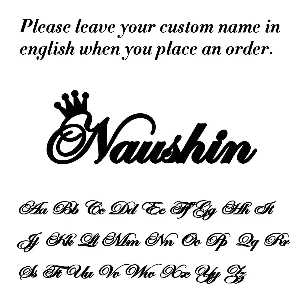 Sipuris Custom Name Necklace Personalized Golden Choker Stainless Steel Jewelry For Women And Men Ideal Gift For Weddings