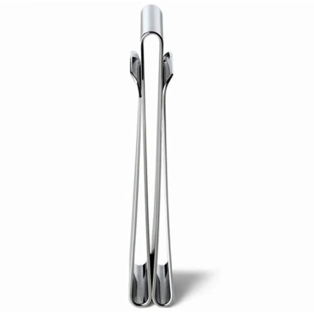 Money clip wallet by Simples Market: glossy stainless steel, slim pocket design