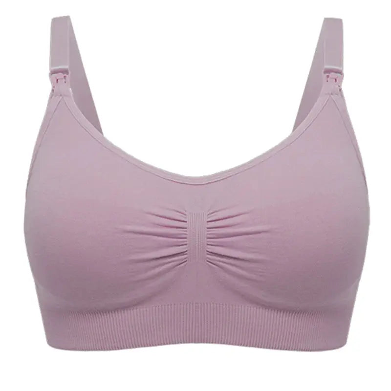 Beauforme Plus Size Nursing Bra Breathable Seamless Maternity Underwear For Breastfeeding Push Up