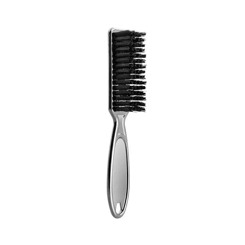 Plastic Handle Hairdressing Soft Hair Cleaning Brush Barber Neck Duster Broken Hair Remove Comb Hair Styling Tools Comb Gold - Simples Market