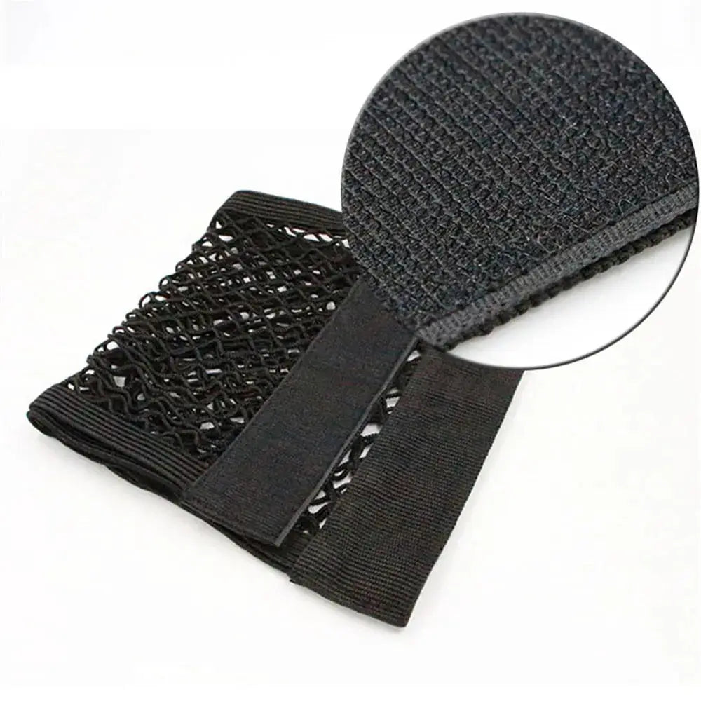 Car trunk storage net bag, black elastic mesh for Audi models, Simples Market