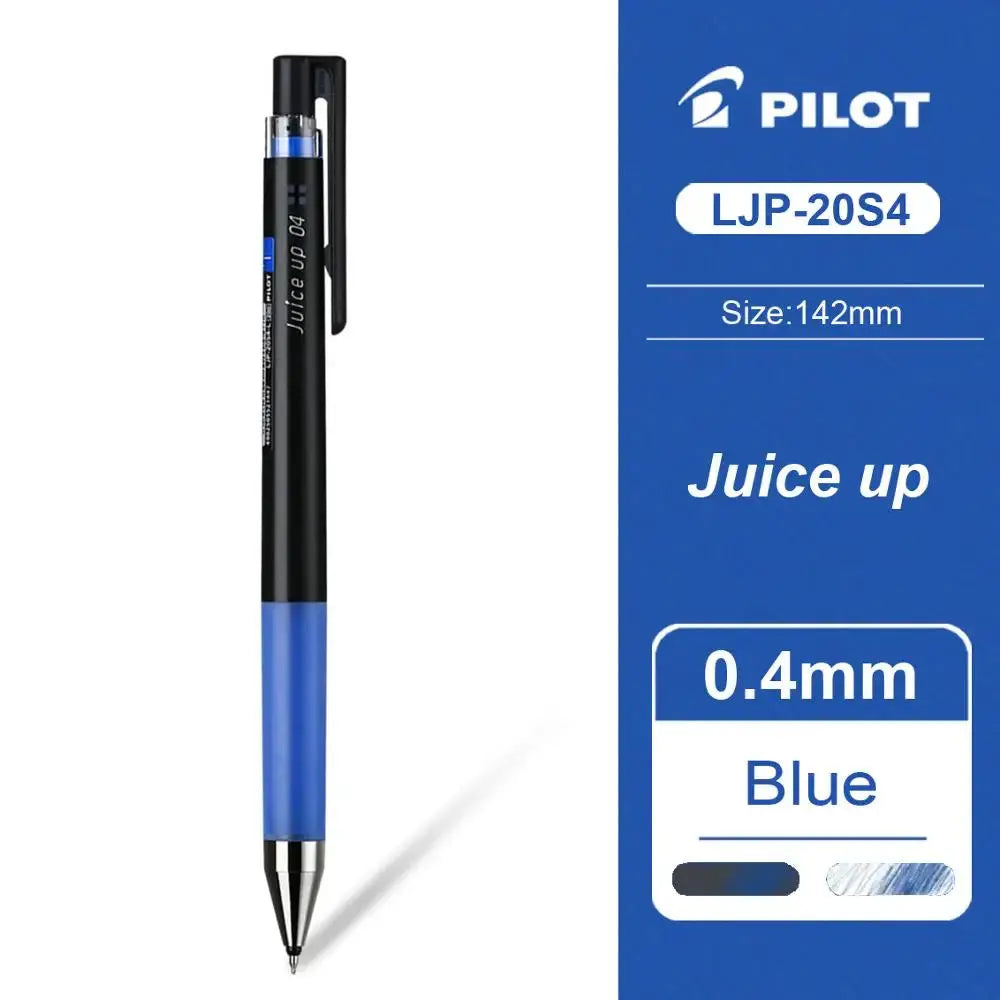 Pilot Juice Up gel pen 0.4mm blue ink; black body with blue grip, LJP-20S4, 1pc