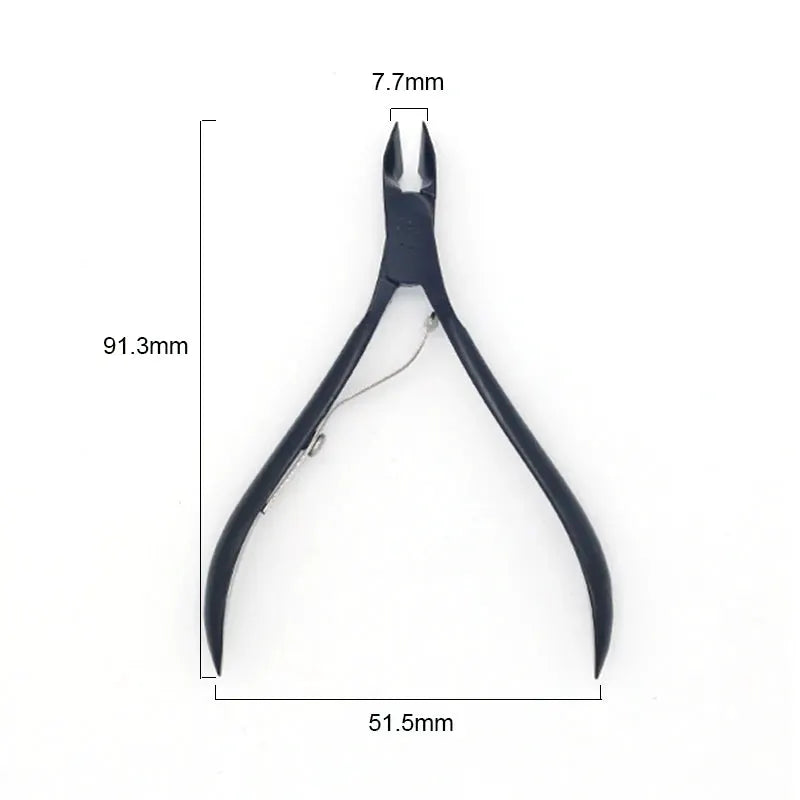 PrimeCare Cuticle Cutter Set Stainless Steel Nail Manicure Tools for Precise Cuts and Pedicure Comfort