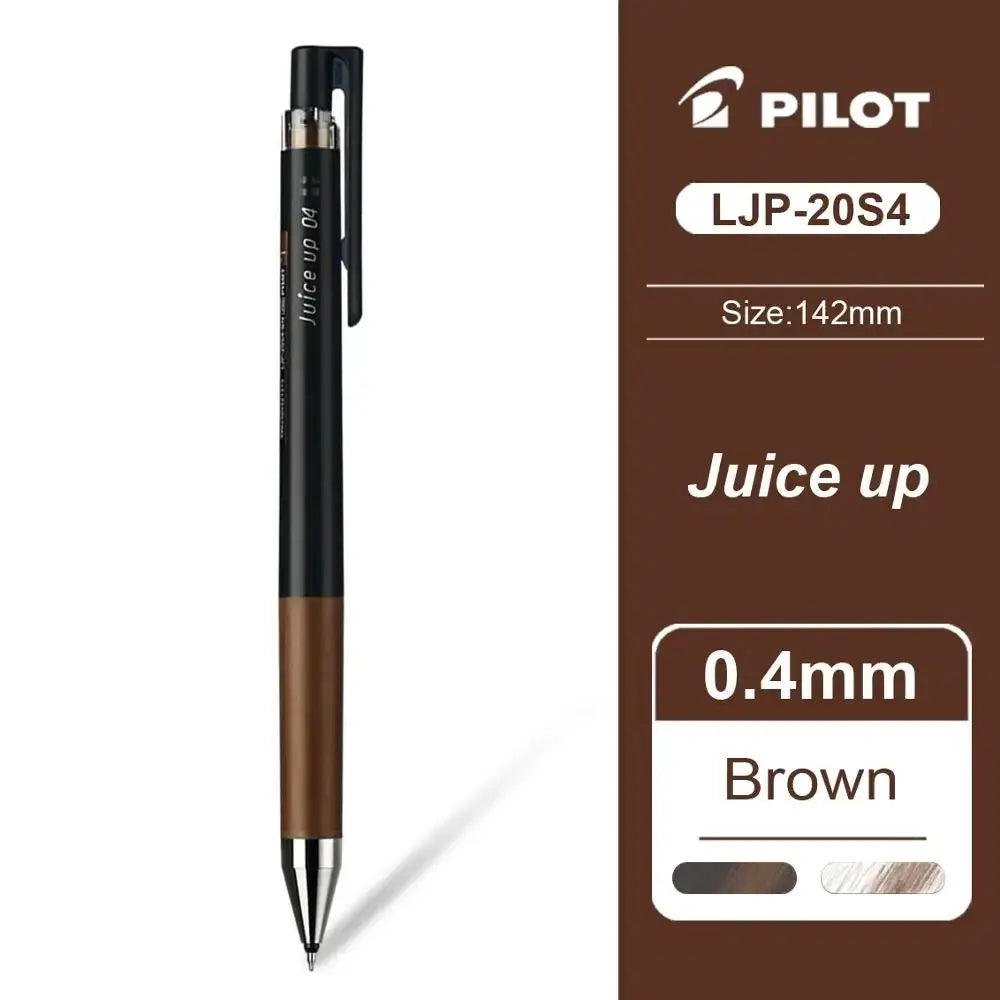 Pilot Juice Up LJP-20S4 gel pen 0.4mm, black body with brown grip, 1 pc
