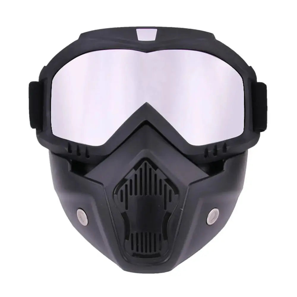 MotoShield Dustproof Motocross Goggles Full Face Protective Gear For Off Road Riding Adjustable And Breathable