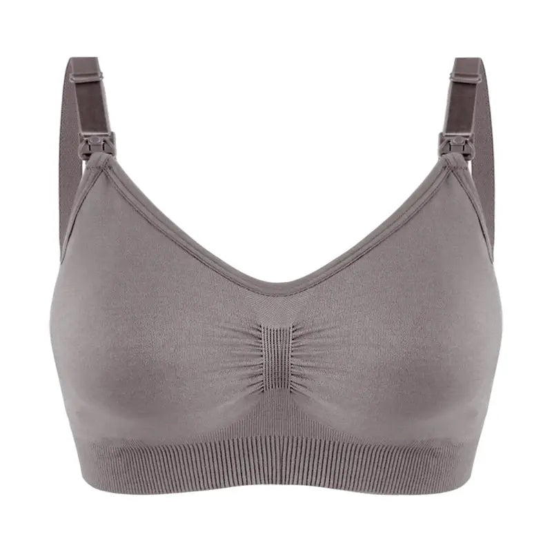 Beauforme Plus Size Nursing Bra Breathable Seamless Maternity Underwear For Breastfeeding Push Up