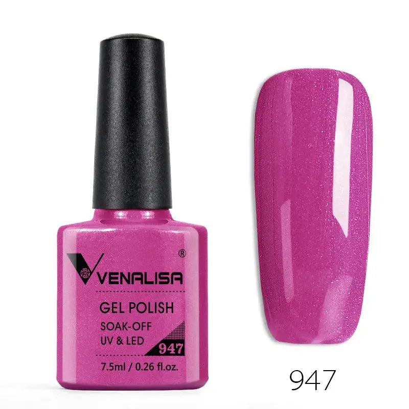Venalisa Nail Gel Polish Set 60 Colors TPO Free HEMA Free Odorless Soak Off UV LED Curing