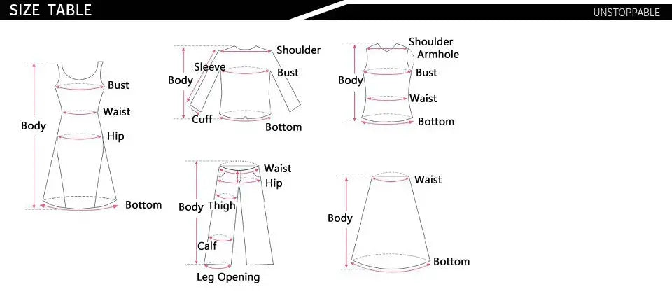 Simples Market New Sexy Women’s Summer High Waist Sports Shorts size chart with bust, waist and hip measurements.
