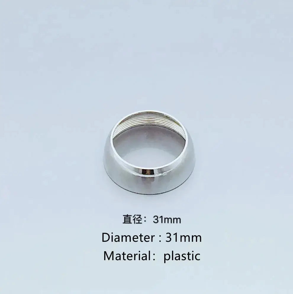 Simples Market chrome faucet cap cover, 31mm diameter decorative cap