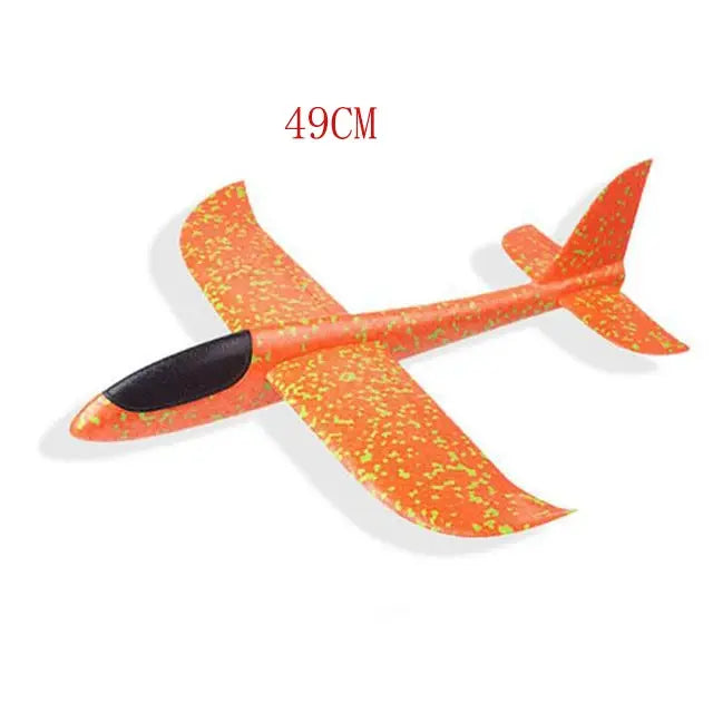 49CM Hand Throw Glider Plane Foam EPP Free Fly Breakout Aircraft For Outdoor Fun Party Game Gift For Kids