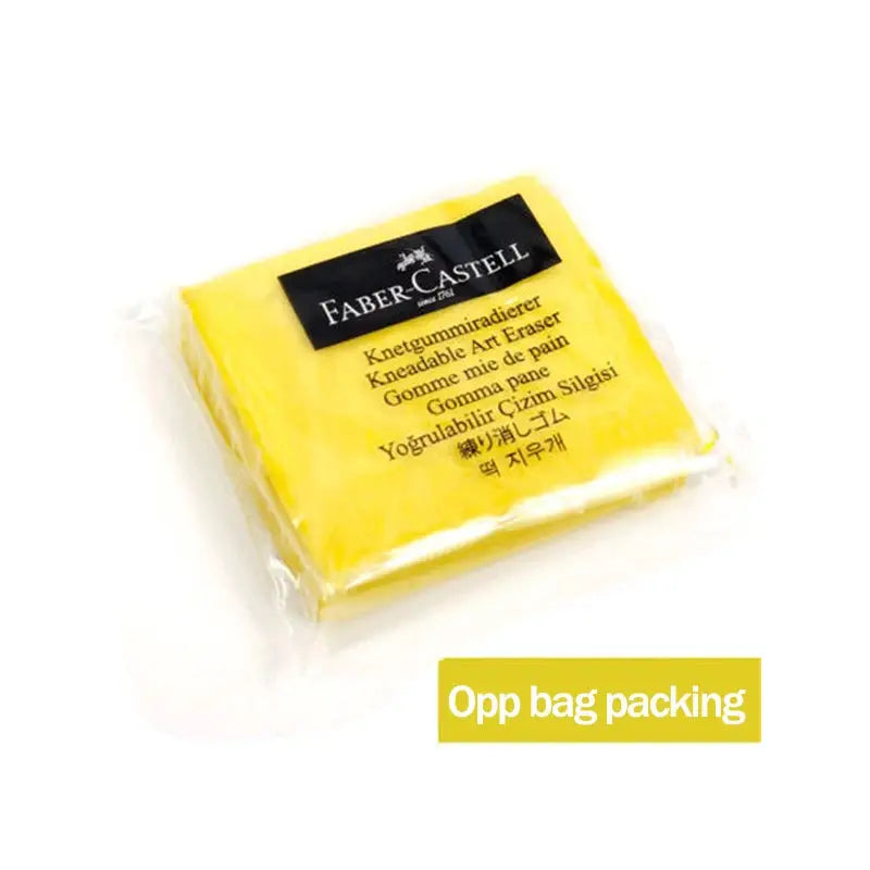 Faber-Castell Plasticity kneaded art eraser in yellow wrapper