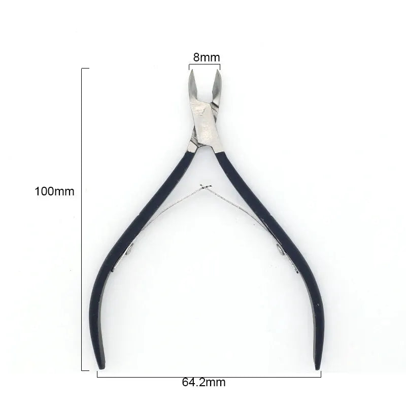 PrimeCare Cuticle Cutter Set Stainless Steel Nail Manicure Tools for Precise Cuts and Pedicure Comfort