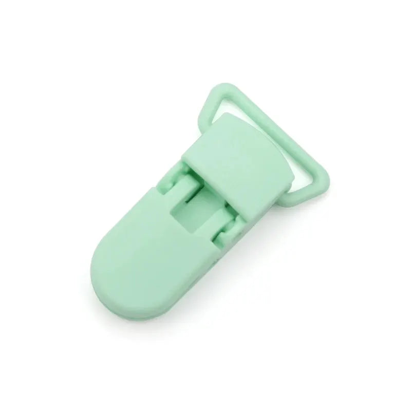 LOFCA Baby Pacifier Clips Set 10 Pieces 15mm and 20mm Plastic Clasps Colorful DIY Toy Jewelry Making