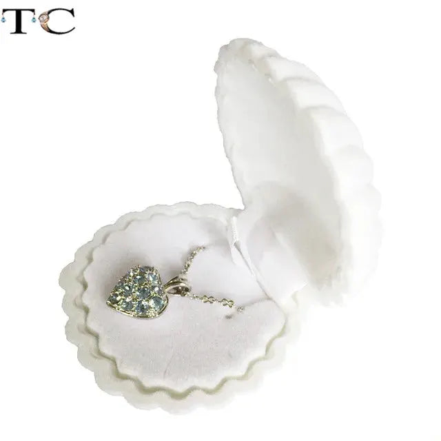 Creative Velvet Jewelry Box Mini Ring Box for Earrings and Rings Storage Display Gift Case