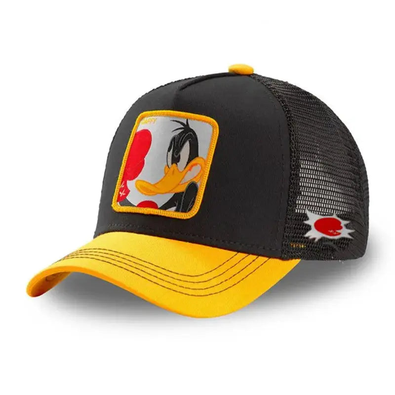 Unisex Anime Cartoon Patch Baseball Cap High Quality Trucker Hat Men Women Sun Shield