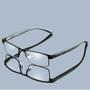 StellarSight Unisex Stainless Steel Reading Glasses With Anti Blue Light Lenses For Men And Women Presbyopic Eyewear