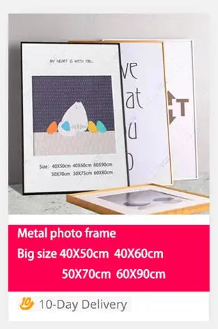 Shadow box wooden photo frame by Simples Market, 3cm depth for 3D art displays (Nordic DIY wood)