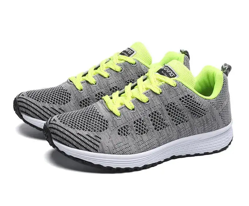 StrideWell Women Breathable Mesh Walking Sneakers Lightweight Comfort With EVA Outsole For Daily Wear