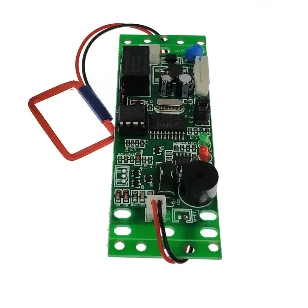 RFID door access control board with green PCB by Simples Market