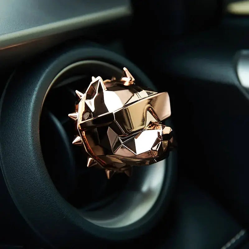 Bulldog Car Air Freshener Clip Vent Diffuser For Essential Oils Scent Decor Auto Fragrance