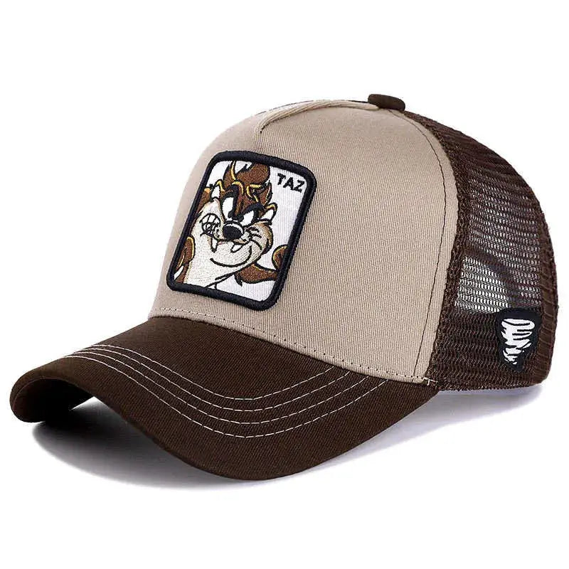 Unisex Anime Cartoon Patch Baseball Cap High Quality Trucker Hat Men Women Sun Shield