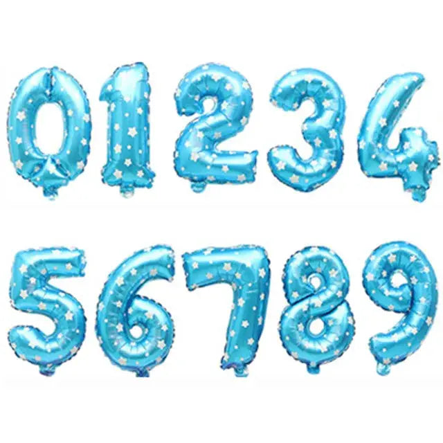 16 32 40 Inch Silver And Rose Gold Foil Number Balloons For Birthday Wedding Baby Shower Party Decorations