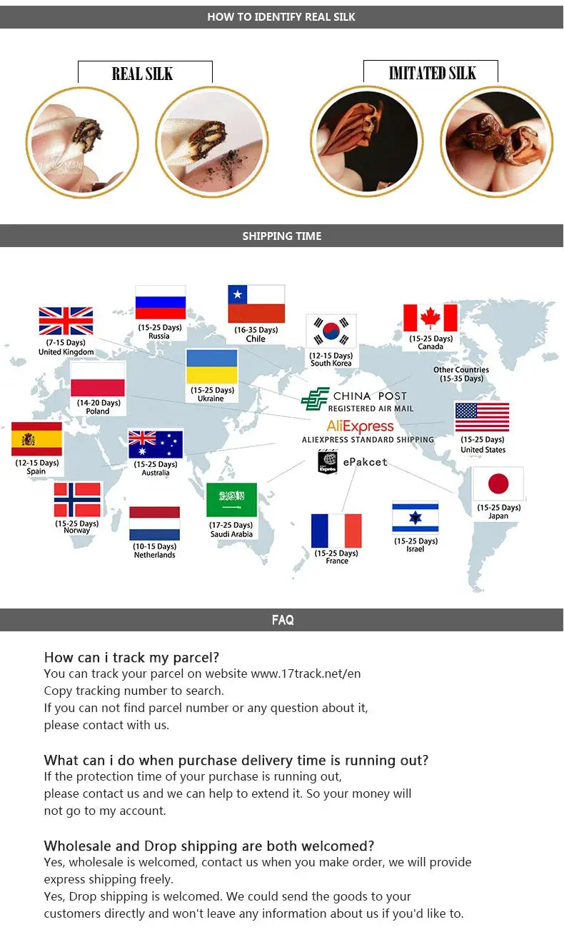 Simples Market SuyaDream wire-free silk bra product page with silk authenticity guide and global shipping map.