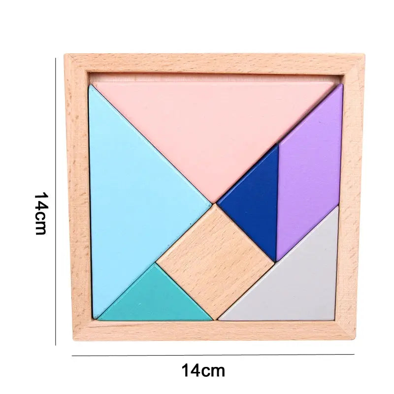 Montessori 3D Wooden Puzzles For Babies And Toddlers Early Learning Educational Wooden Toys Gift For Children