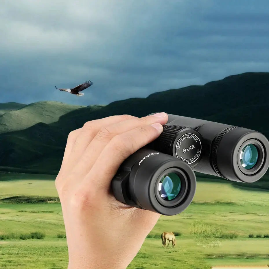 SVBONY SV47 binoculars, black, IPX7 waterproof, 8x32/8x42/10x42 for camping