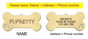 Personalized Pet ID Tag With Free Engraving Engraved Stainless Steel Bone Or Paw Shape Keychain For Cats And Dogs