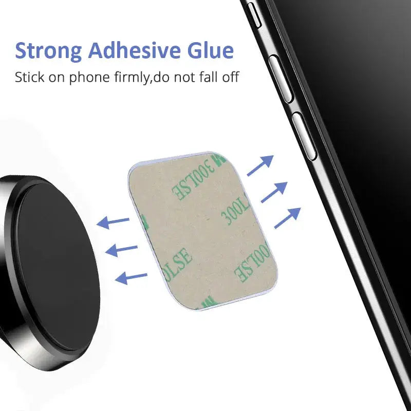 Universal Magnetic Metal Plate for Car Phone Holders Iron Sticker Mount for iPhone and Smartphones