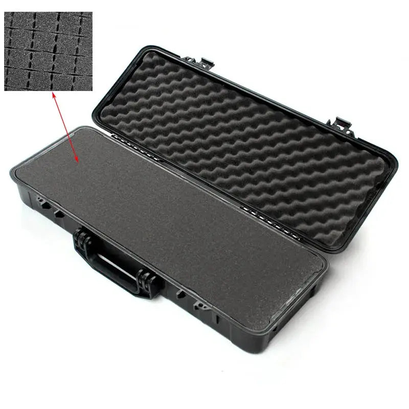 Simples Market black waterproof shockproof sealed tool case with foam padding