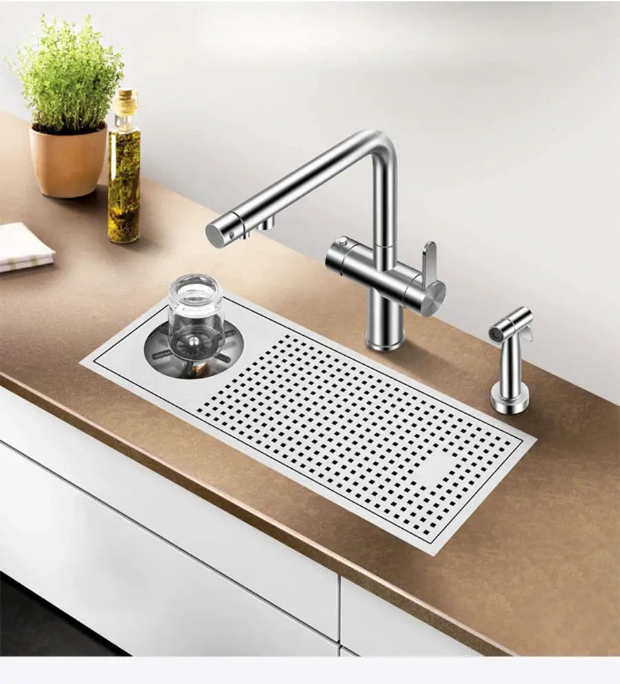 ASRAS cup washer for bar counter sink in brushed 304 stainless steel, 4mm thick
